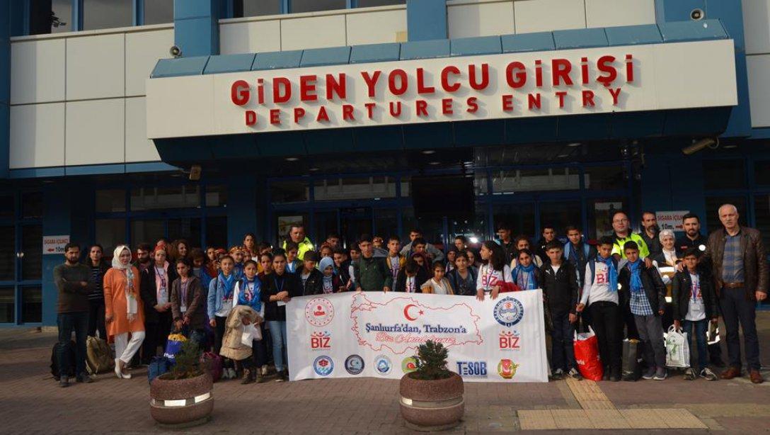 Şanlıurfalı öğrenciler Trabzondan mutlu ayrıldı.