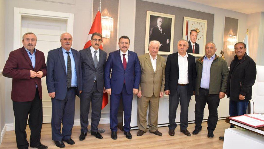 SALVADER Derneğinden Müdür Şükür Köse ve Başkan Av. Ahmet Metin Genç'e Ziyaret